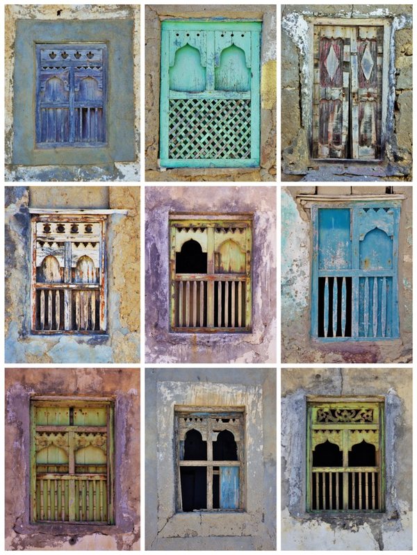Oman Poster "Fenster", 40 x 60 cm